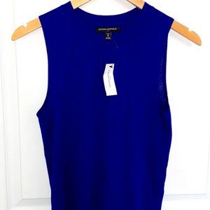 Royal Blue Sleeveless Sweater
